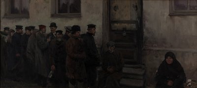 Davanti a una taverna da Ivan Alexeyevich Vladimirov
