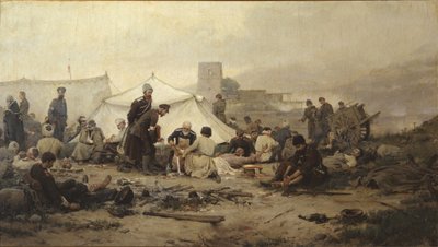 Posto di medicazione da Ivan Alexeyevich Vladimirov
