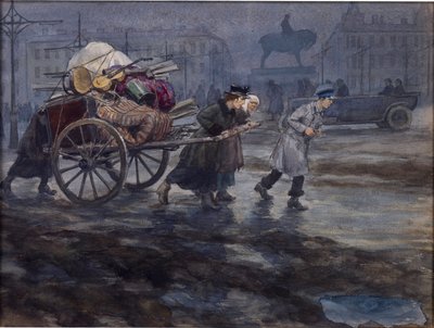 Resti di una casa ricca di Vladimirov, Ivan Alexeyevich (1869-1947) da Ivan Alexeyevich Vladimirov
