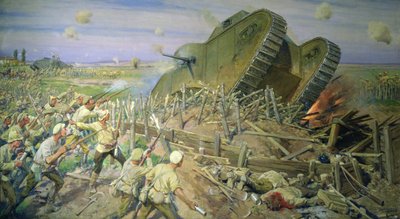 La cattura di un carro armato vicino a Kakhovka da Ivan Alexeyevich Vladimirov