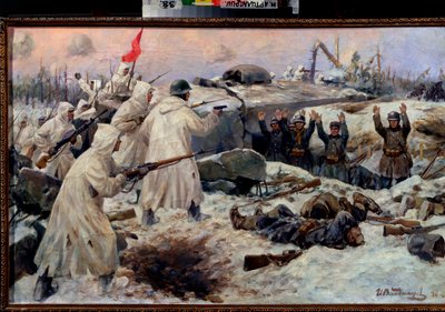 La resa dei soldati finlandesi nel 1940 da Ivan Alexeyevich Vladimirov