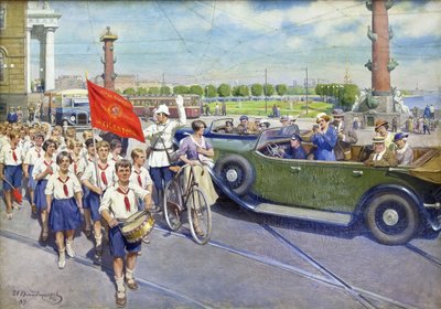 I turisti stranieri a Leningrado da Ivan Alexeyevich Vladimirov