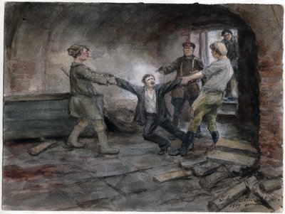 Un detenuto portato per essere giustiziato da Ivan Alexeyevich Vladimirov