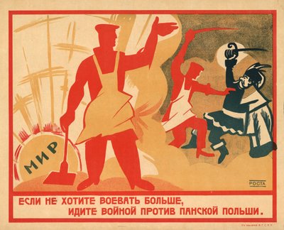 Se non vuoi più combattere, vai a combattere contro la Polonia, 1920 da Ivan Andreevich Malyutin