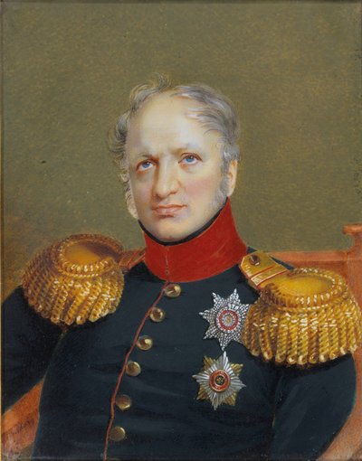 Ritratto del conte Yegor Frantsevich Kankrin da Ivan Andreyevich Winberg