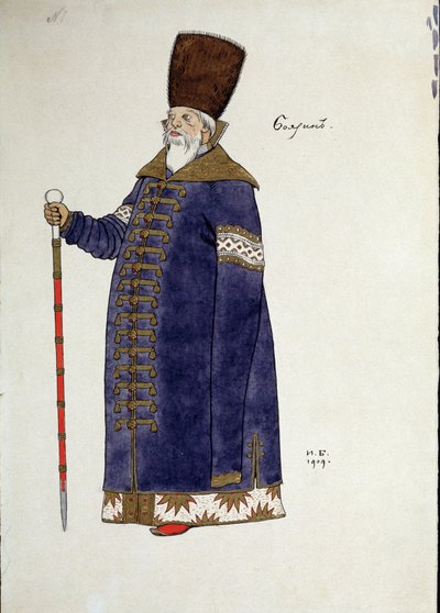 Bozzetto di costume per l
