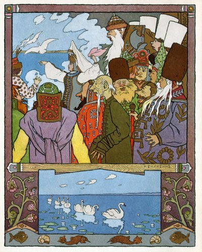 La principessa e la rana, c.1899 da Ivan Yakovlevich Bilibin