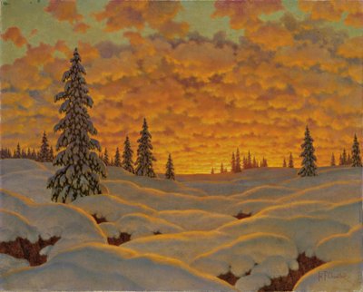 Tramonto in Finlandia da Ivan Fedorovich Choultse