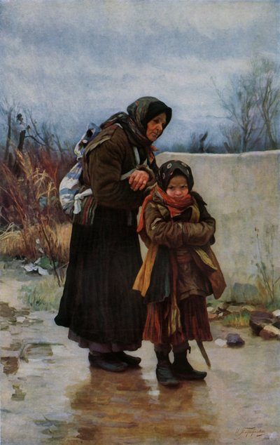 Nonna e nipote, 1880s, 1965 da Ivan Ivanovic Tvoroznikov