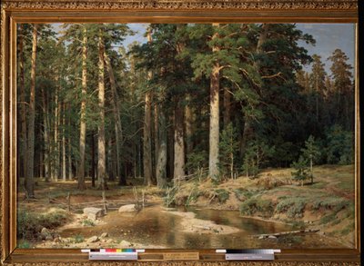 Boschetto di alberi di mastice da Ivan Ivanovich Shishkin