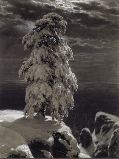 Nelle terre selvagge del Nord, 1890 da Ivan Ivanovich Shishkin