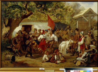 Il banchetto di nozze da Ivan Ivanovich Sokolov