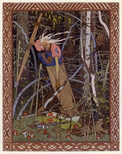 Illustrazione per Vassilisa la Bella da Ivan Yakovlevich Bilibin