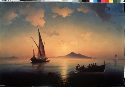 La baia di Napoli da Ivan Konstantinovich Aivazosky