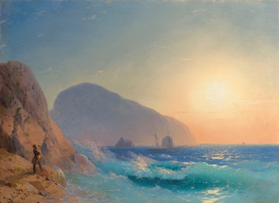 Alexander Pushkin in Crimea da Ivan Konstantinovich Aivazovsky