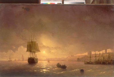 Veduta di Odessa in una notte di luna da Ivan Konstantinovich Aivazovsky