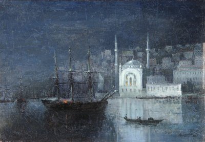 Costantinopoli di notte, 1886 da Ivan Konstantinovich Aivazovsky