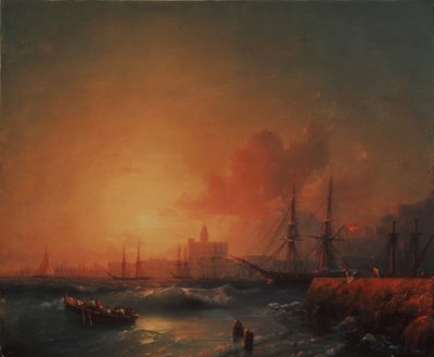 Malaga, 1854 da Ivan Konstantinovich Aivazovsky