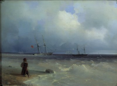 Costa del mare da Ivan Konstantinovich Aivazovsky