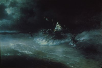 Il viaggio di Poseidone sul mare da Ivan Konstantinovich Aivazovsky