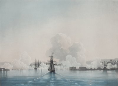 Sebastopoli. Forte Costantino. Forte Nicola da Ivan Konstantinovich Aivazovsky