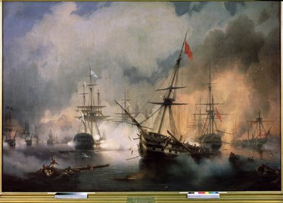 La battaglia di Navarino, 20 ottobre 1827 da Ivan Konstantinovich Aivazovsky