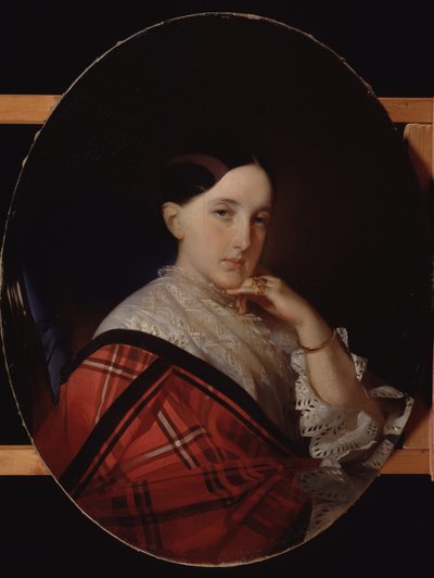 Ritratto della Granduchessa Maria Alexandrovna 1824-1880, futura Imperatrice di Russia da Ivan Kosmich Makarov