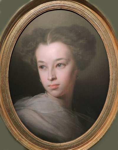 Ritratto di Natalia Alexandrovna Pushkina, Contessa di Merenberg 1836-1913, figlia del poeta, 1849 da Ivan Kosmich Makarov