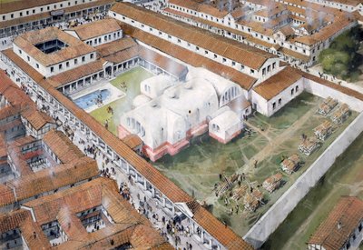 Bagni, città romana di Wroxeter, Shropshire da Ivan Lapper
