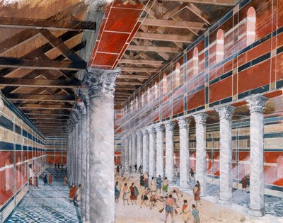 Basilica delle terme, città romana di Wroxeter, I-III secolo, 1990-2010 da Ivan Lapper