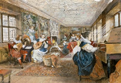 Kirby Hall, inizio XVII secolo, c1990-2010 da Ivan Lapper