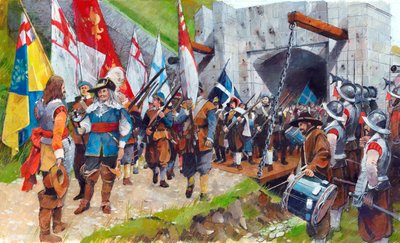 Castello di Pendennis, Cornovaglia. 17 agosto 1646 da Ivan Lapper