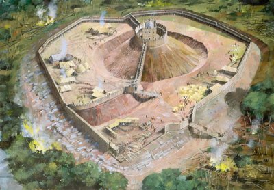 Castello di Pickering, 12° secolo, c. 1990-2010 da Ivan Lapper