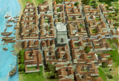 Forte romano di Richborough, Kent, III secolo da Ivan Lapper