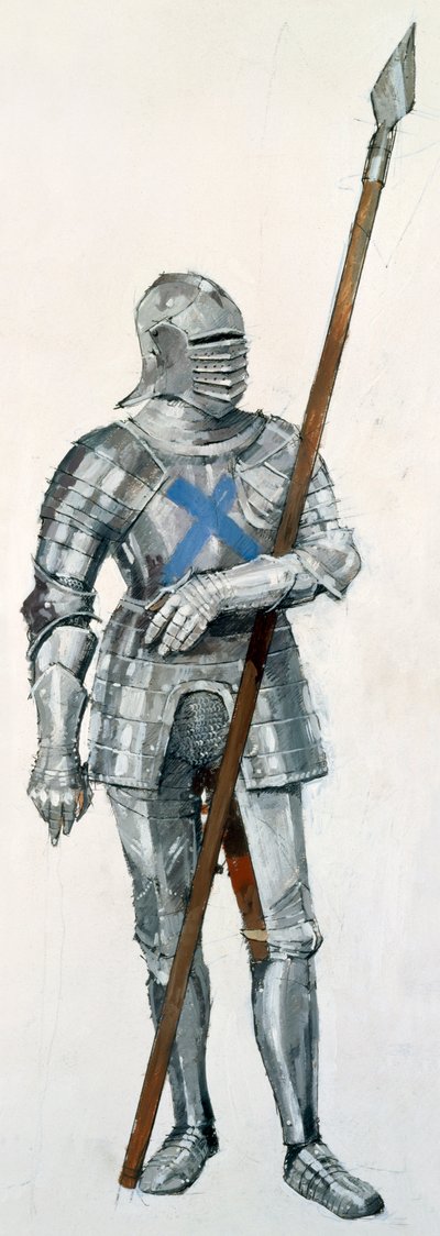 Soldato scozzese, Battaglia di Flodden Field, 1513 da Ivan Lapper
