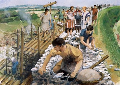 Mura della città romana di Silchester, II secolo, 1990-2010 da Ivan Lapper