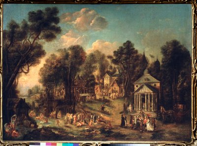 La celebrazione del tempio da Ivan Michailovich Tankov