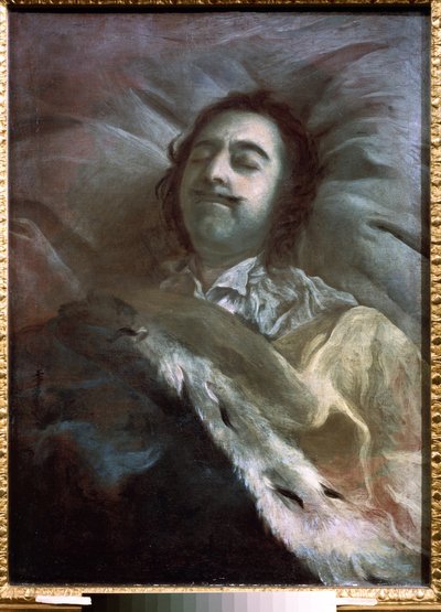 Pietro I il Grande sul letto di morte da Ivan Nikitich Nikitin