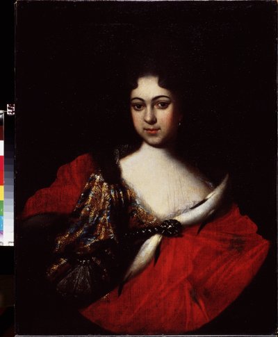 Ritratto della tsarevna Praskovia Ivanovna, nipote di Pietro I Il Grande e figlia di Ivan V da Ivan Nikitich Nikitin