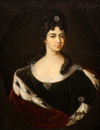 Ritratto della contessa Smaragda Maria Cantemir, fine anni 1710-inizio anni 1720 da Ivan Nikitich Nikitin