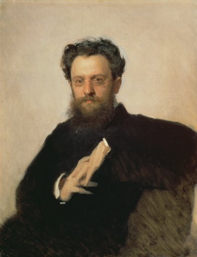 Ritratto del professor A. Prachov, 1879 da Ivan Nikolaevich Kramskoy