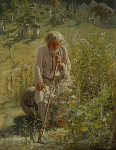 Apicoltore, 1872 da Ivan Nikolaevich Kramskoy