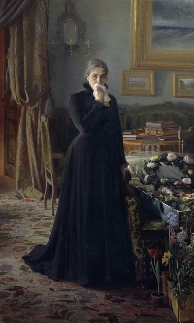Dolore inconsolabile, 1884 da Ivan Nikolaevich Kramskoy