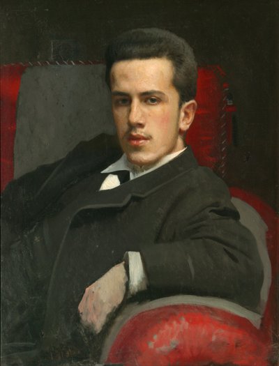 Ritratto di Anatoly Kramskoy, il figlio dell
