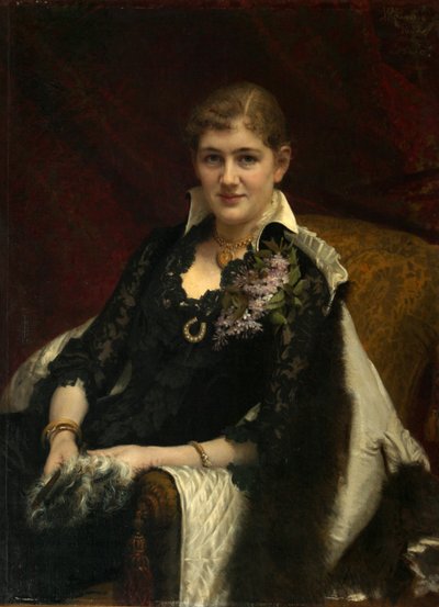 Ritratto di Y.A. Voeykova, 1882 da Ivan Nikolaevich Kramskoy