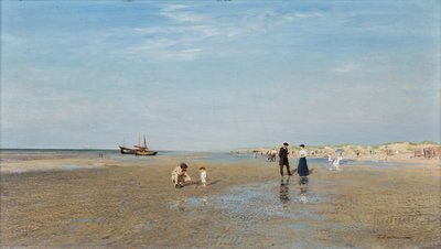 In spiaggia; Sur la plage da Ivan Pavlovich Pokhitonov