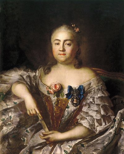 Ritratto della contessa Varvara Alexeyevna Sheremetyeva 1711-1767, ca 1760 da Ivan Petrovich Argunov