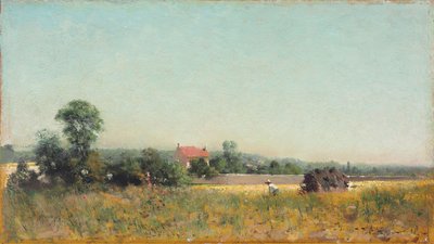 Nei campi, Francia, 1882 da Ivan Pokitonov