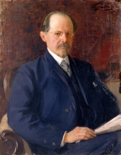 Ritratto di Sergey Ivanovich Senkov, 1908 da Ivan Semyonovich Kulikov