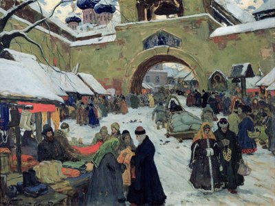 Giornata del bazar in un